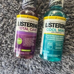 Listerine Total Care and Cool Mint Mouthwash Set